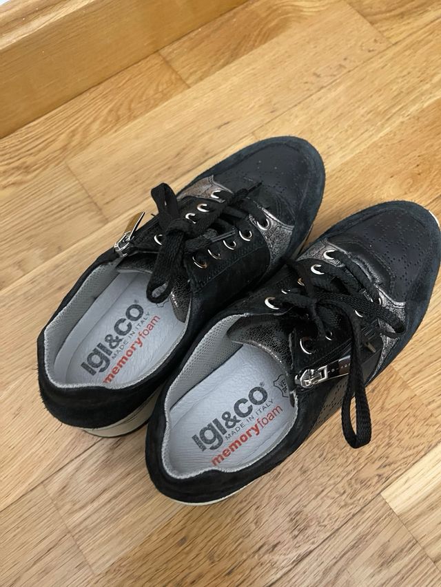 Zapatos deportivos mujer Igi&Co cremallera