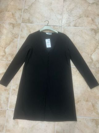 Vestido Mango Negro Talla M