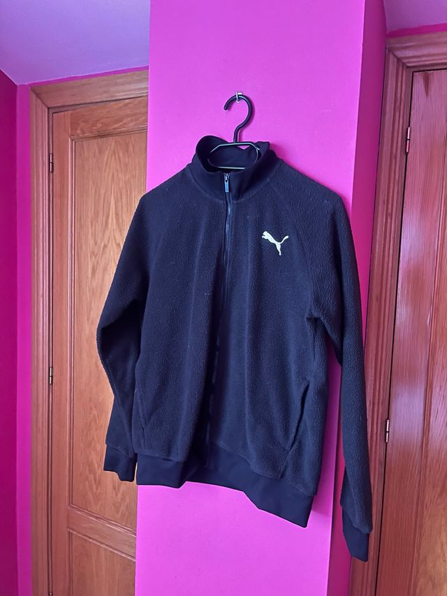 Chaqueta Puma Negra Cremallera