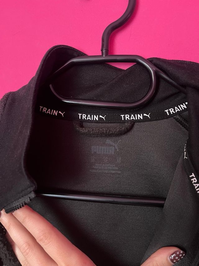 Chaqueta Puma Negra Cremallera