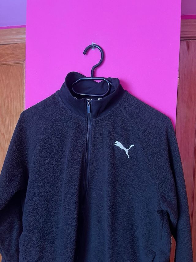 Chaqueta Puma Negra Cremallera