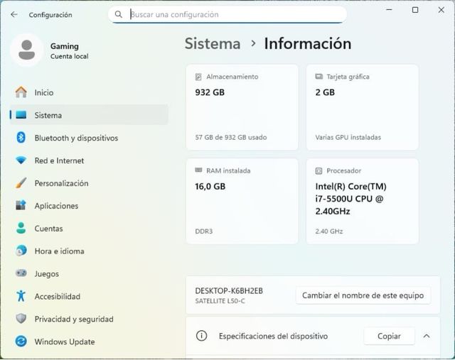 Toshiba i7 16GB RAM 1TB SSD Nvidia 930M