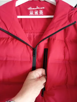 Abrigo rojo Alexander talla L