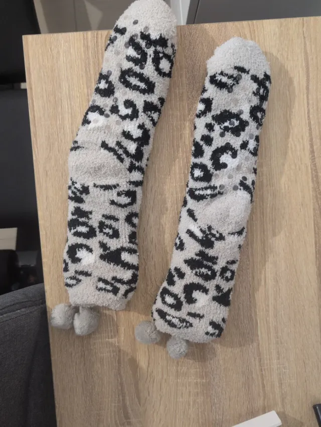 Calzini invernali leopardati