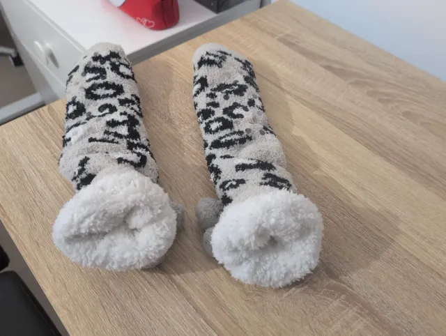 Calzini invernali leopardati