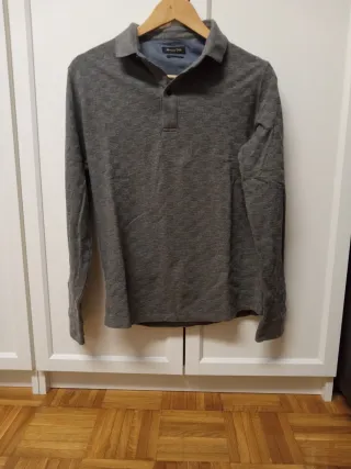 Massimo Dutti jersey Gris Manga Larga