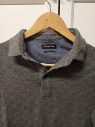 Massimo Dutti jersey Gris Manga Larga