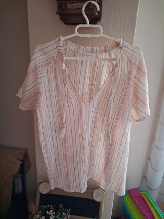 Blusa Encuentro Rayas Multicolor Talla L