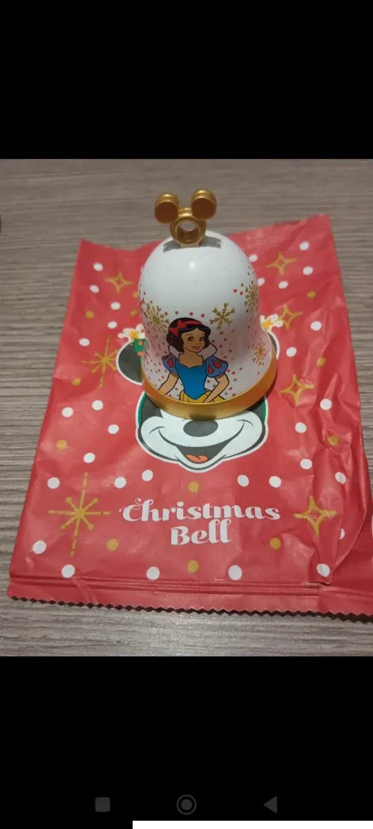 Campanella Disney con Biancaneve e Fiocchi di Neve