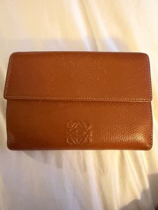 Cartera Loewe Marrón Piel
