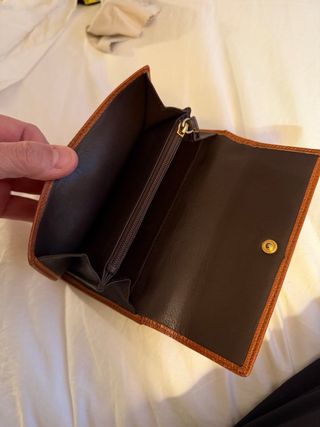 Cartera Loewe Marrón Piel