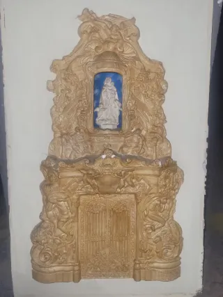 Reproducción Fachada Marqués de Dos Aguas