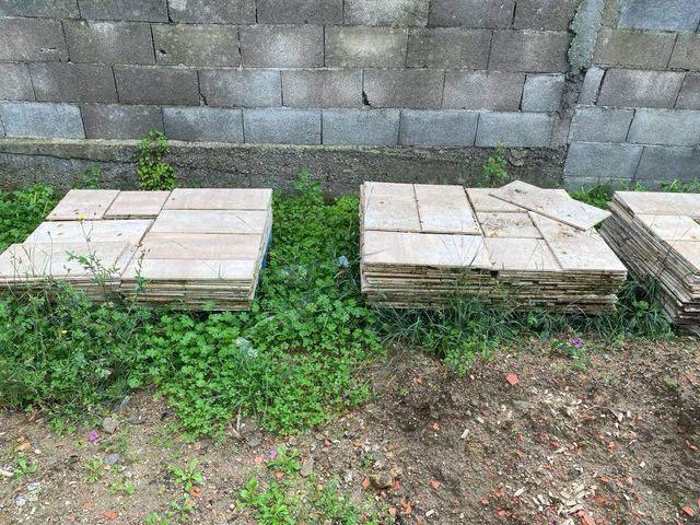 Plaqueta exterior CORTEN beige 30x60 segunda mano