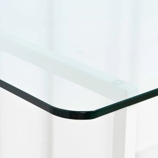 Mesa escritorio cristal y metal 160cm