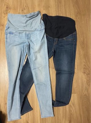 Pantalones vaqueros premamá H&M Skinny High Rib