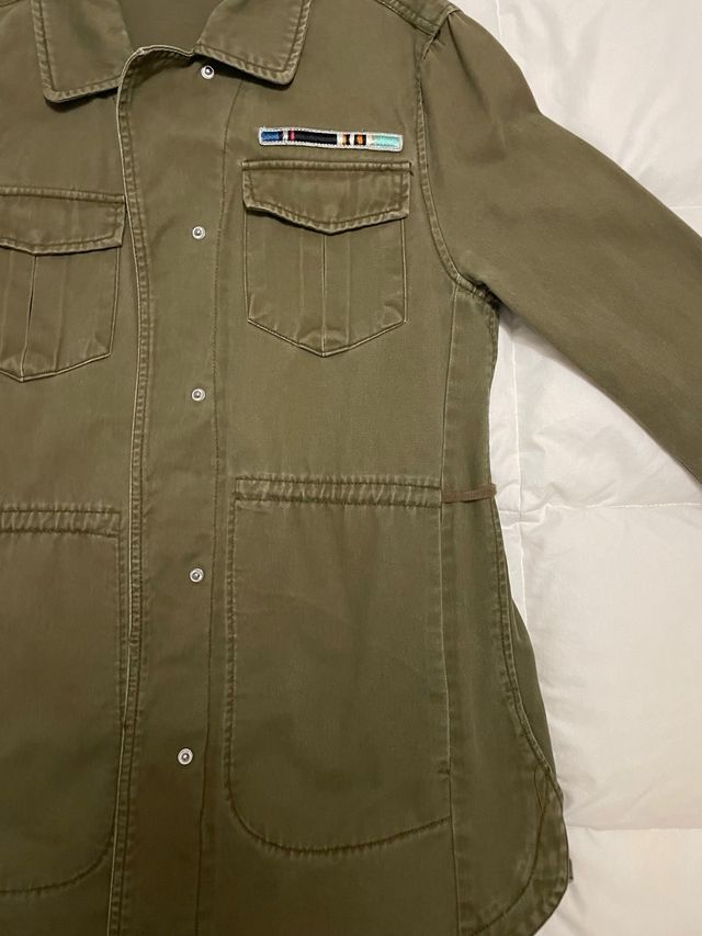 Chaqueta Mango Verde Talla S