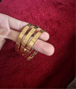 Pulsera Cartier Bañada en Oro