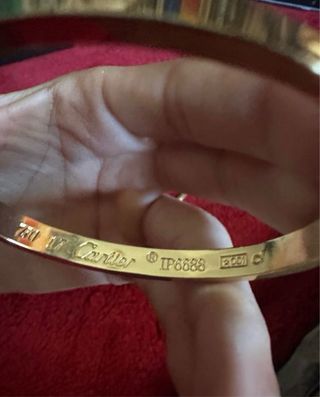 Pulsera Cartier Bañada en Oro