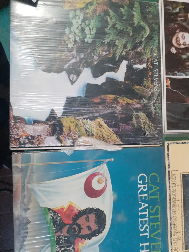 Lote 7 Vinilos LP: Mötley Crüe, ELO, Cat Stevens