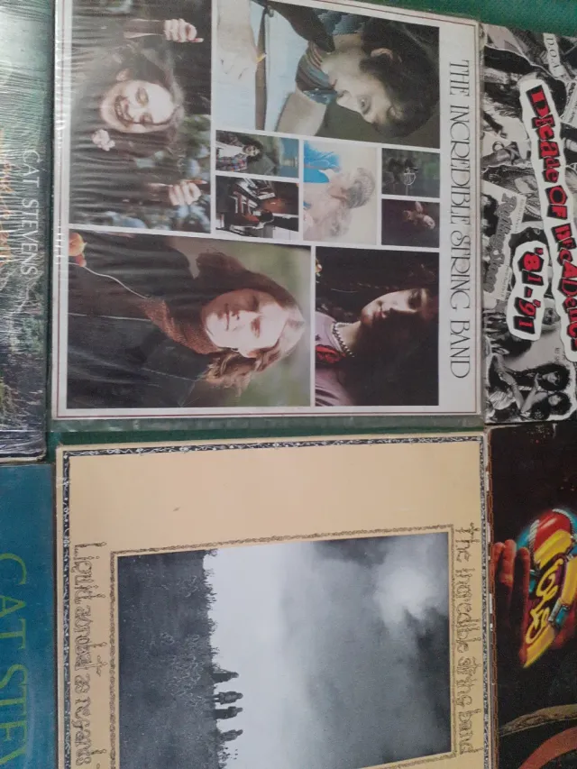 Lote 7 Vinilos LP: Mötley Crüe, ELO, Cat Stevens