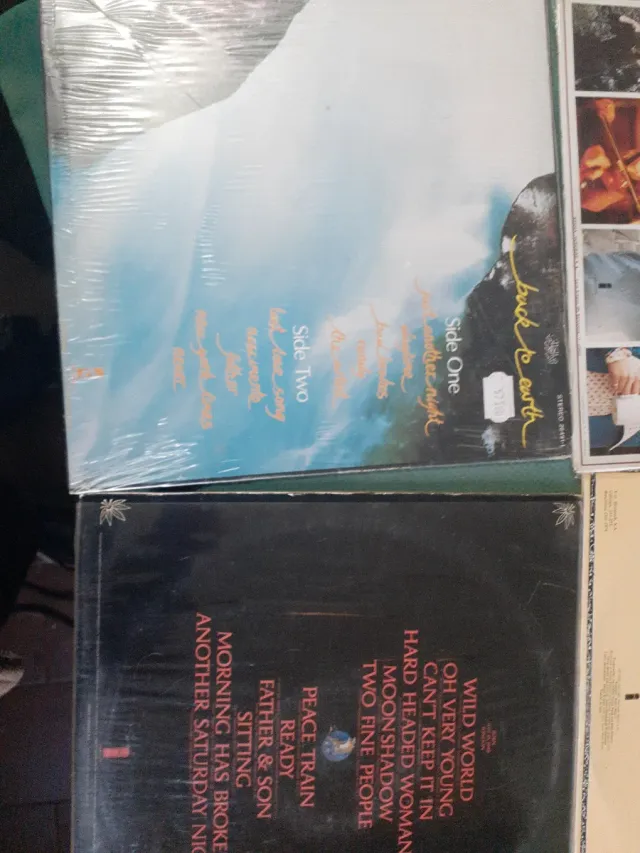 Lote 7 Vinilos LP: Mötley Crüe, ELO, Cat Stevens
