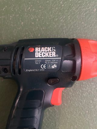 Taladro Black & Decker 12V