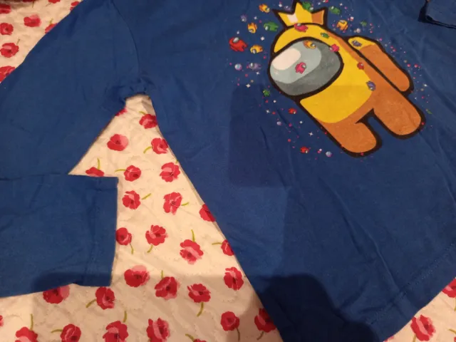 Camiseta Among Us azul 8 años