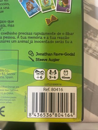 Juego infantil ¿Quién ha sido? Quem foi?