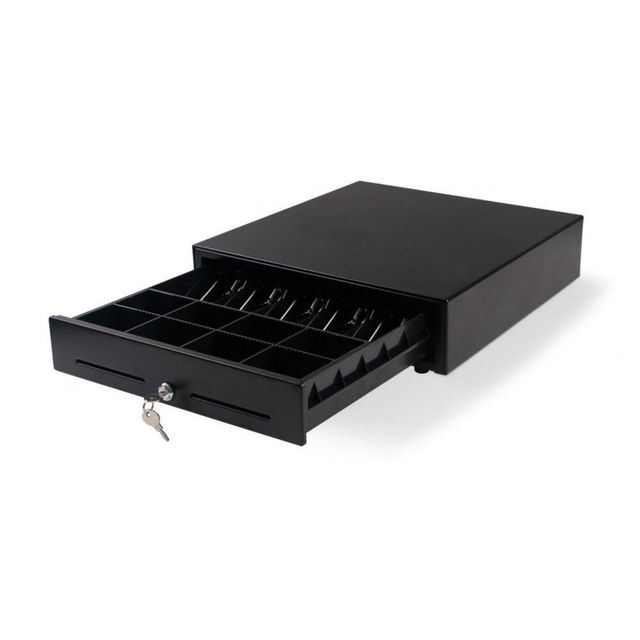 Caja Registradora Negra con Llave