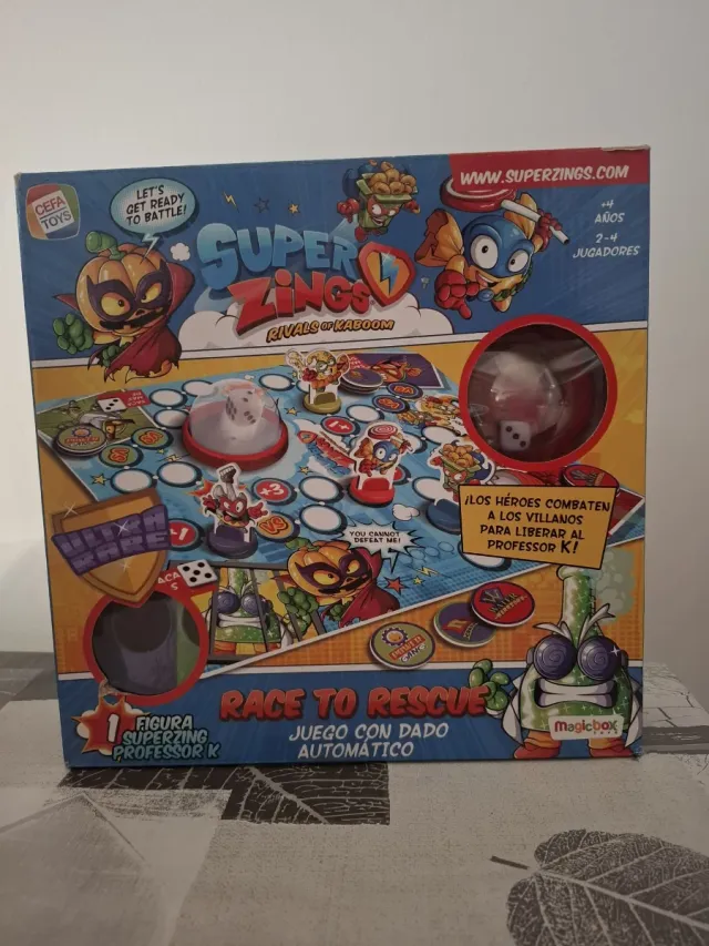 Juego de mesa Super Zings Race to Rescue