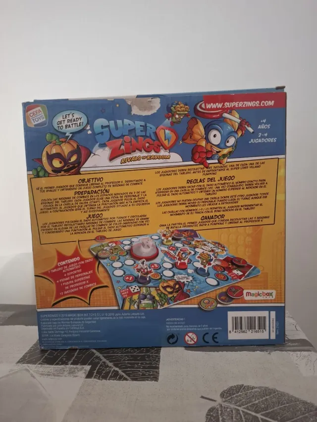 Juego de mesa Super Zings Race to Rescue