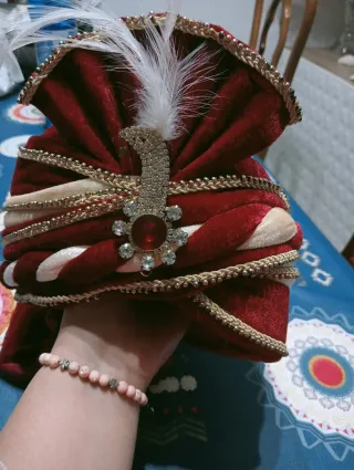 Turbante de boda Indio para hombre