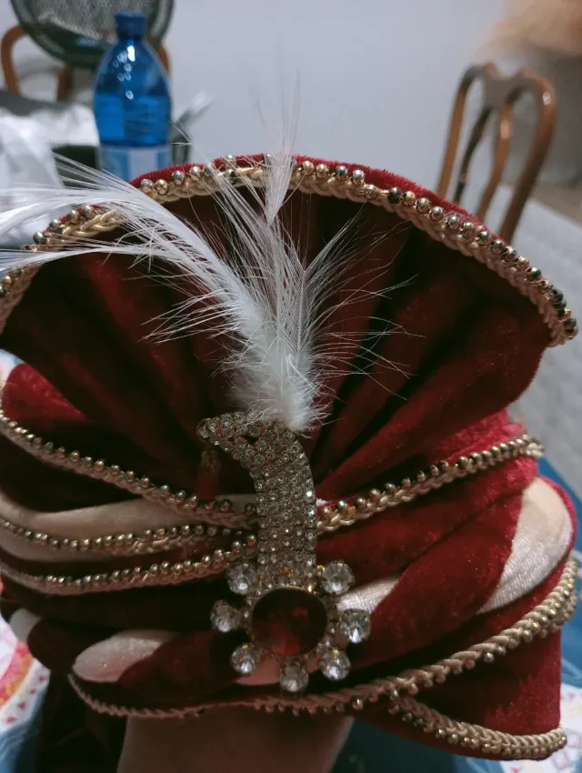 Turbante de boda Indio para hombre