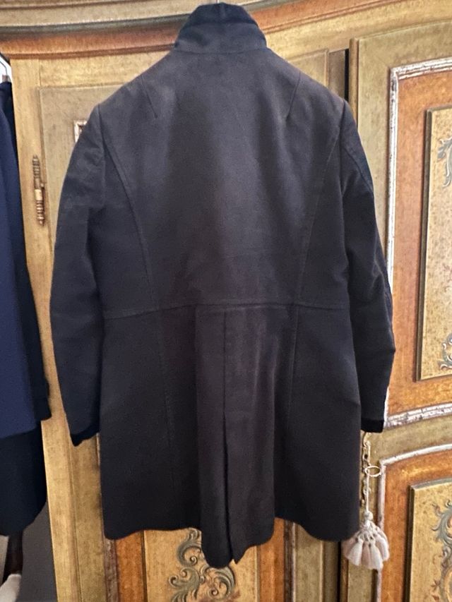 Cappotto Fay velluto nero