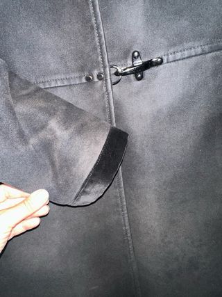 Cappotto Fay velluto nero
