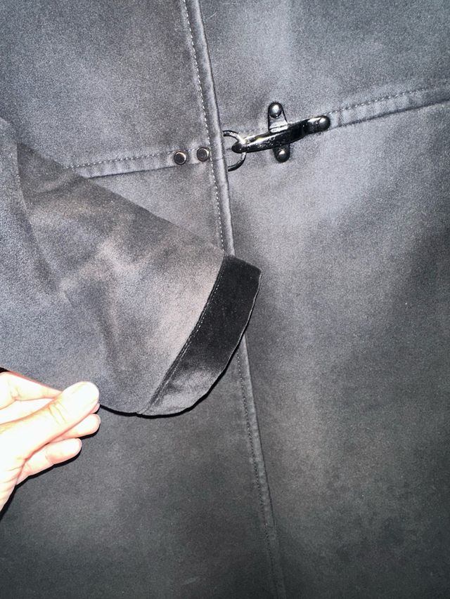 Cappotto Fay velluto nero