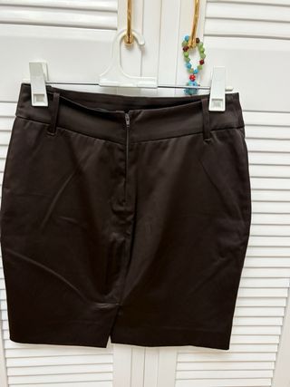 Minifalda marrón