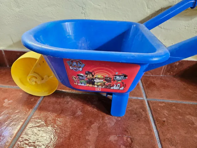 Carretilla Juguete Patrulla Canina Azul