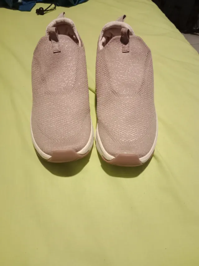 Sneakers Skechers Slip-ins Beige/Rosa Taglia 39