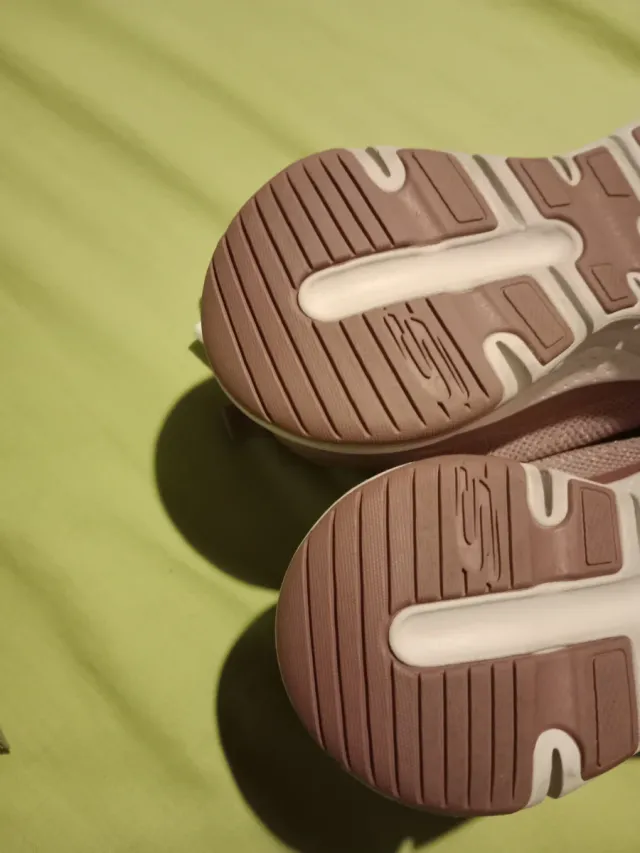 Sneakers Skechers Slip-ins Beige/Rosa Taglia 39