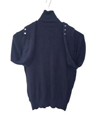 Jersey ZARA cuello alto negro