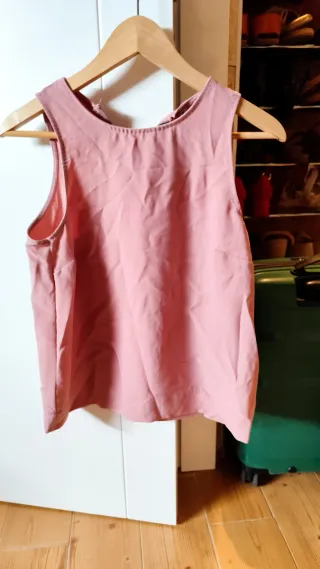 Camiseta tirantes mujer rosa