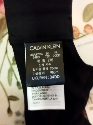 Sujetador Calvin Klein Negro Corbeille