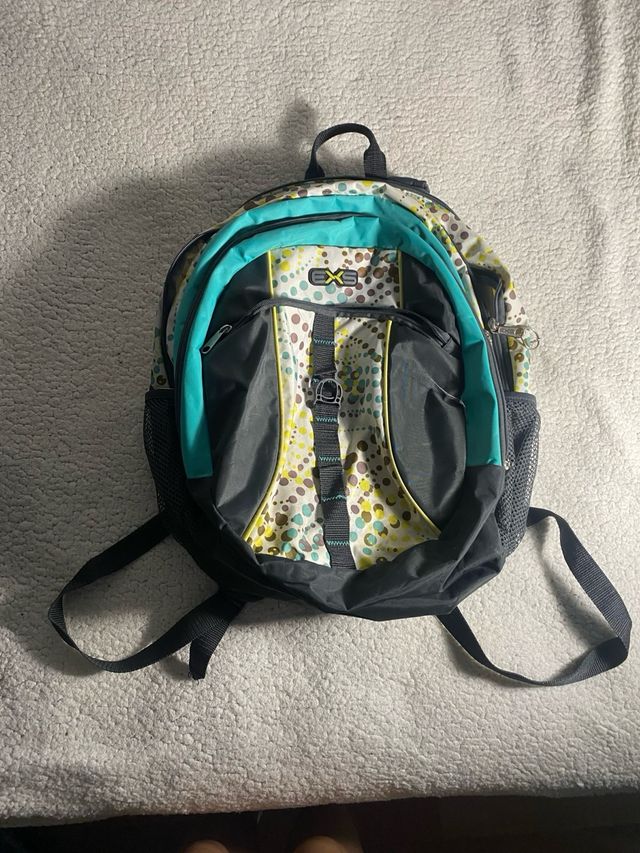 Mochila EXS azul y turquesa