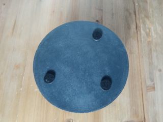 Copertura Vaso Rotonda in Cemento Nero