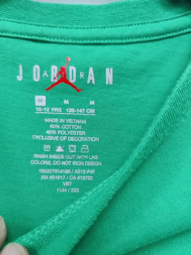Camiseta Jordan Verde Junior