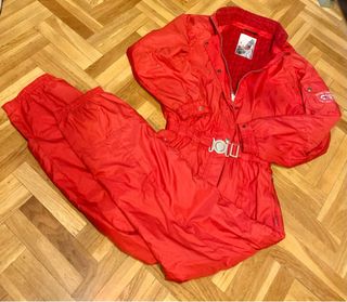 Traje de esquí Eider mujer rojo