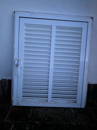 Persiana aluminio blanco