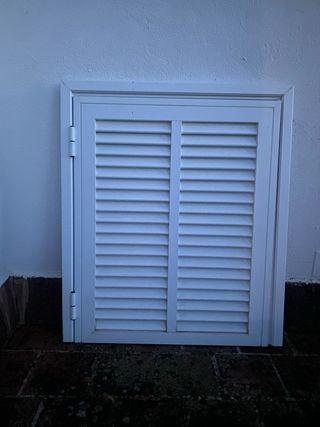Persiana aluminio blanco