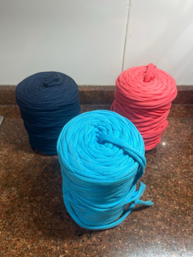 Lote 10 Ovillos Trapillo Colores Varios